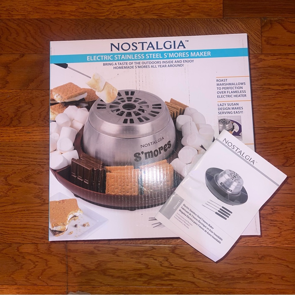 Nostalgia Electric Stainless Steel S'more Maker